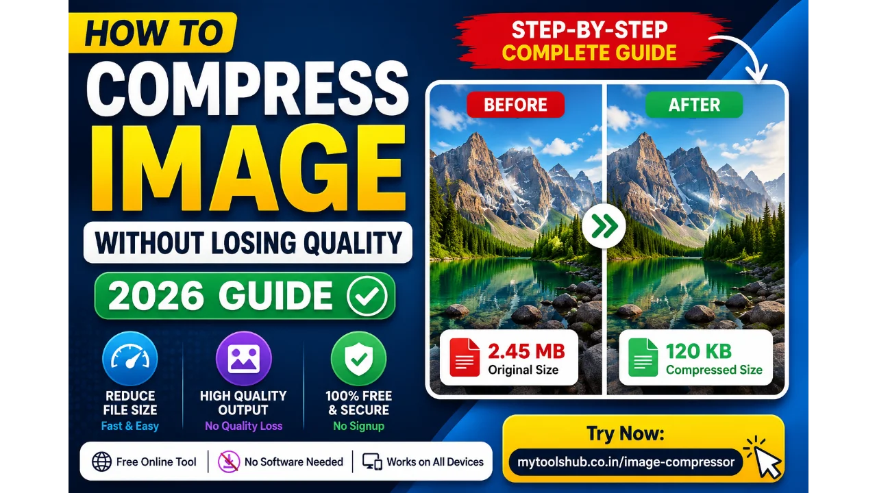 How to Compress Image Without Losing Quality (2026 Guide)